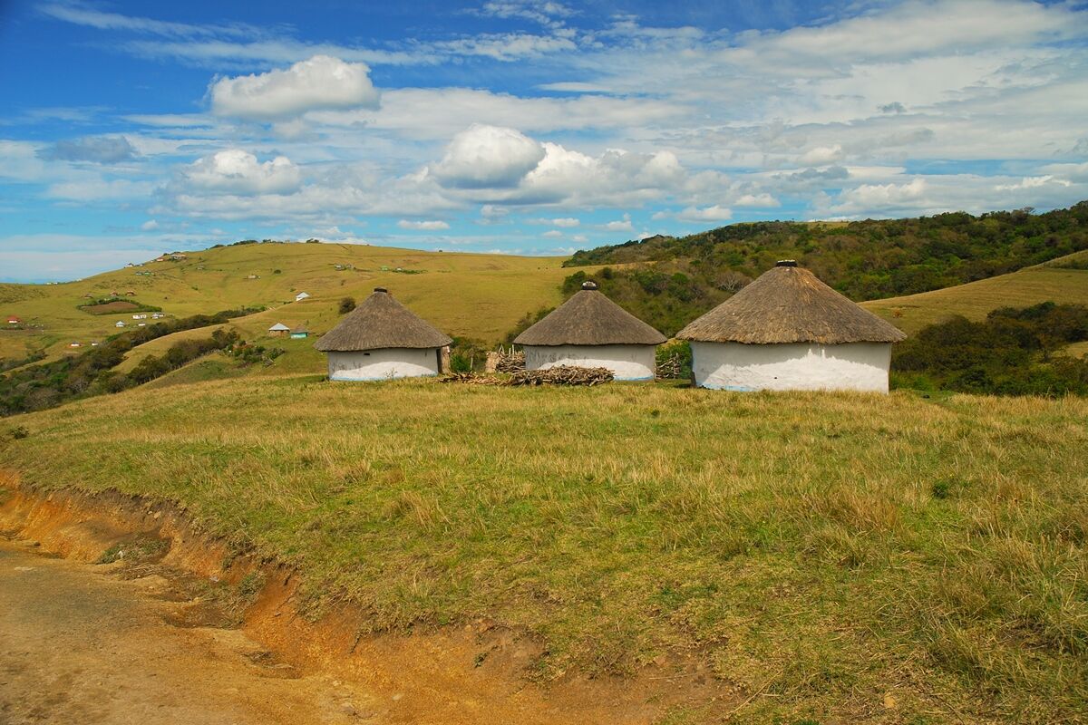 Huts in zululand